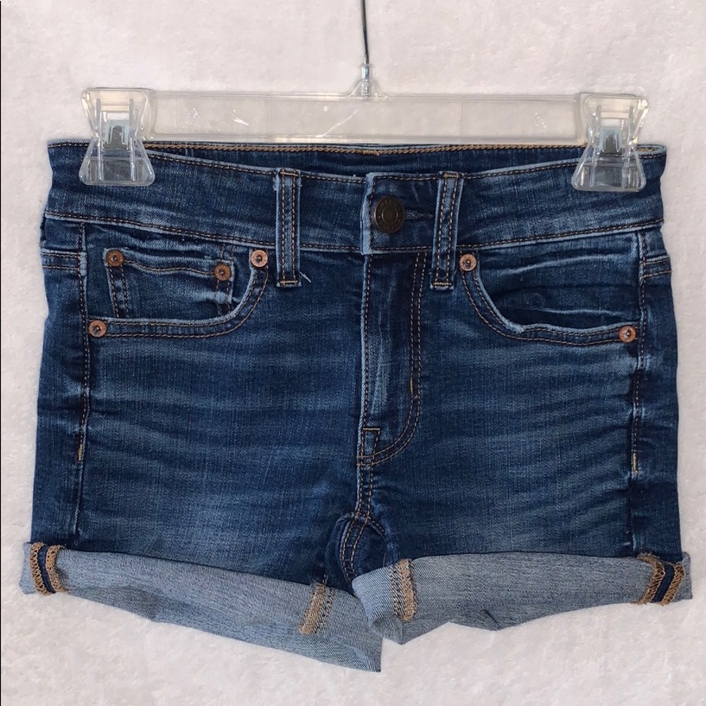 AEO🦋Super Stretch Midi Jean Shorts 00